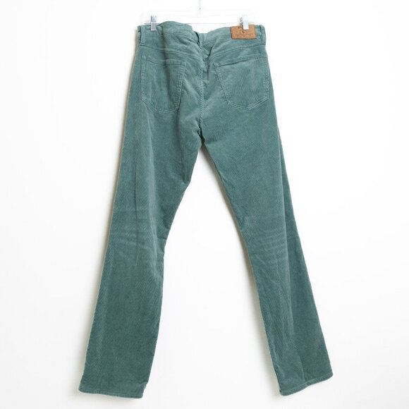 Polo Ralph Lauren Pants Corduroy Varick 32x34 Slim Straight Mint Green - Picture 3 of 14